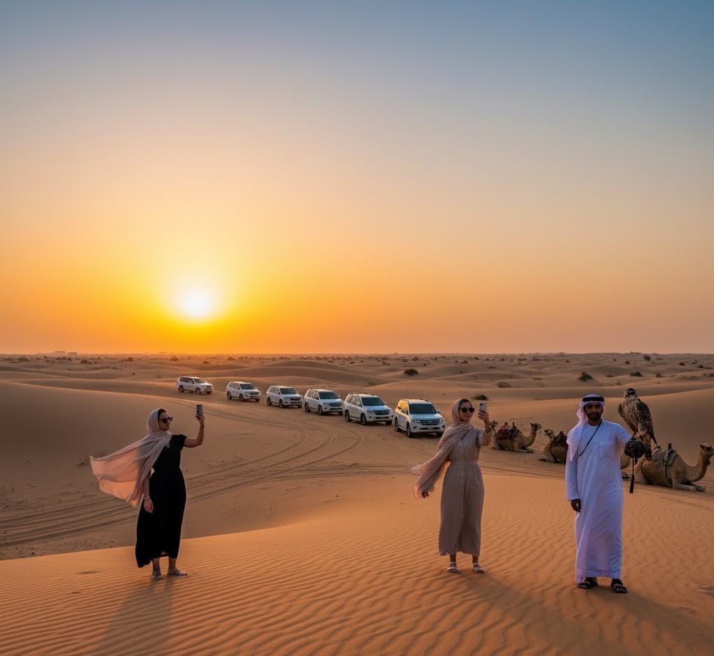 morning desert safai desert sand safari